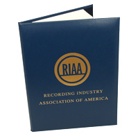 Foil Stamped Portfolio Folder