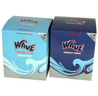 Retail Boxes for Wave Energy Drink