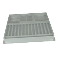 Vacuum Formed White Plastic Tray
