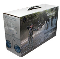 Cardboard box with handle